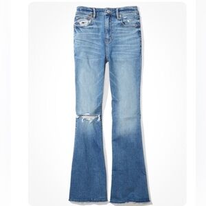 NWT AMERICAN EAGLE hi rise flare jeans